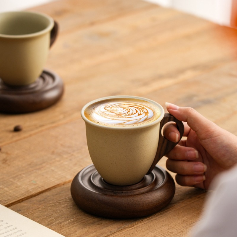 Coffee Tea For Garden - Caneca Criativa de Cerâmica Marrom e