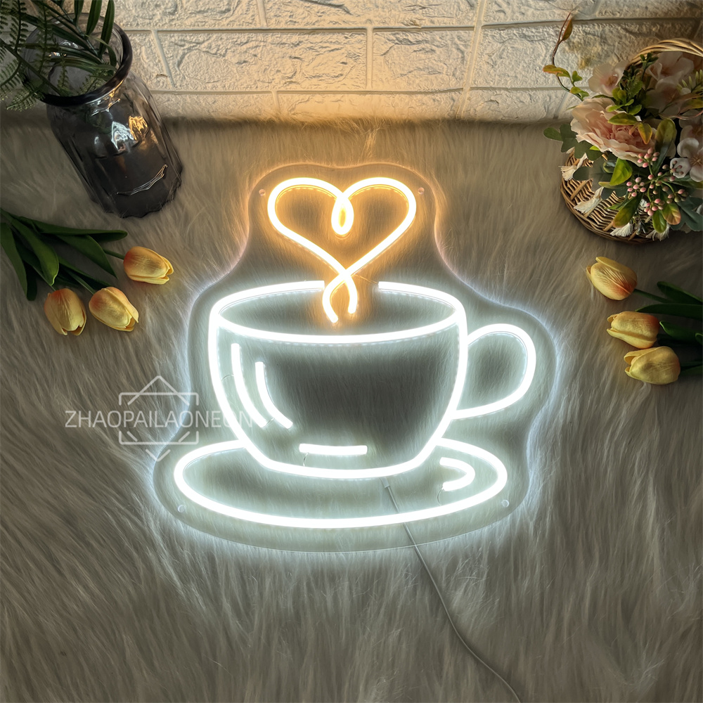 Coffee Tea Neon Sign - Café chá sinal de néon cafeteria
