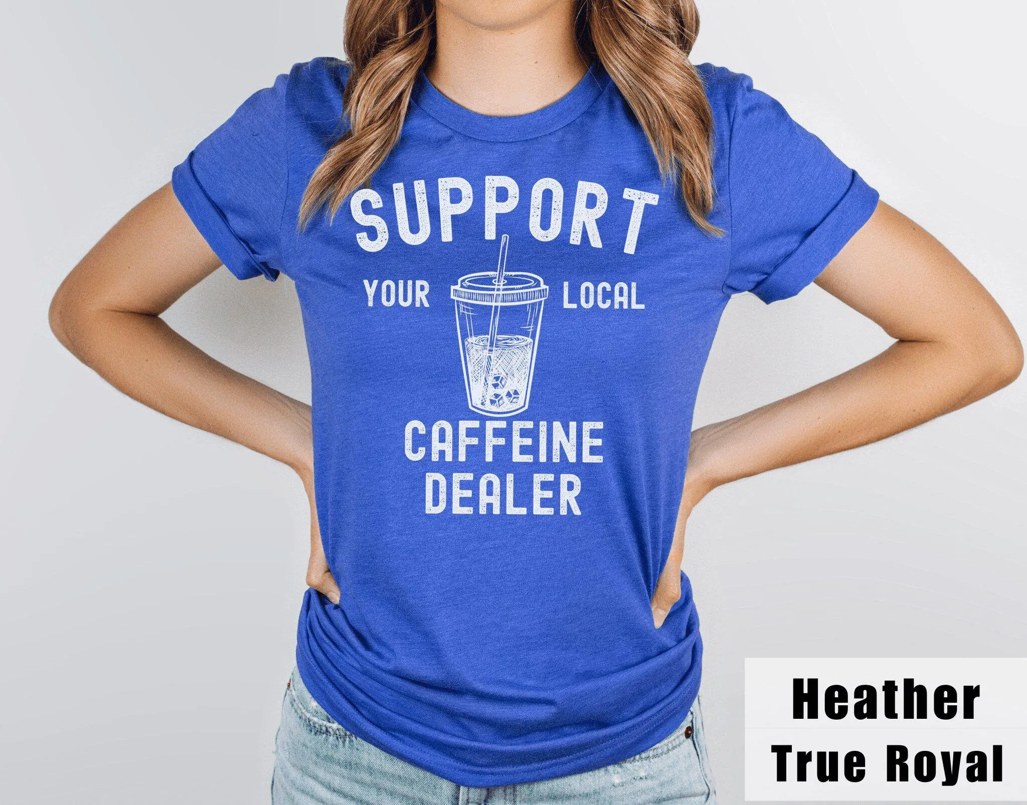 Coffee Tea Knits - Camiseta de Café Gelado: Apoie o