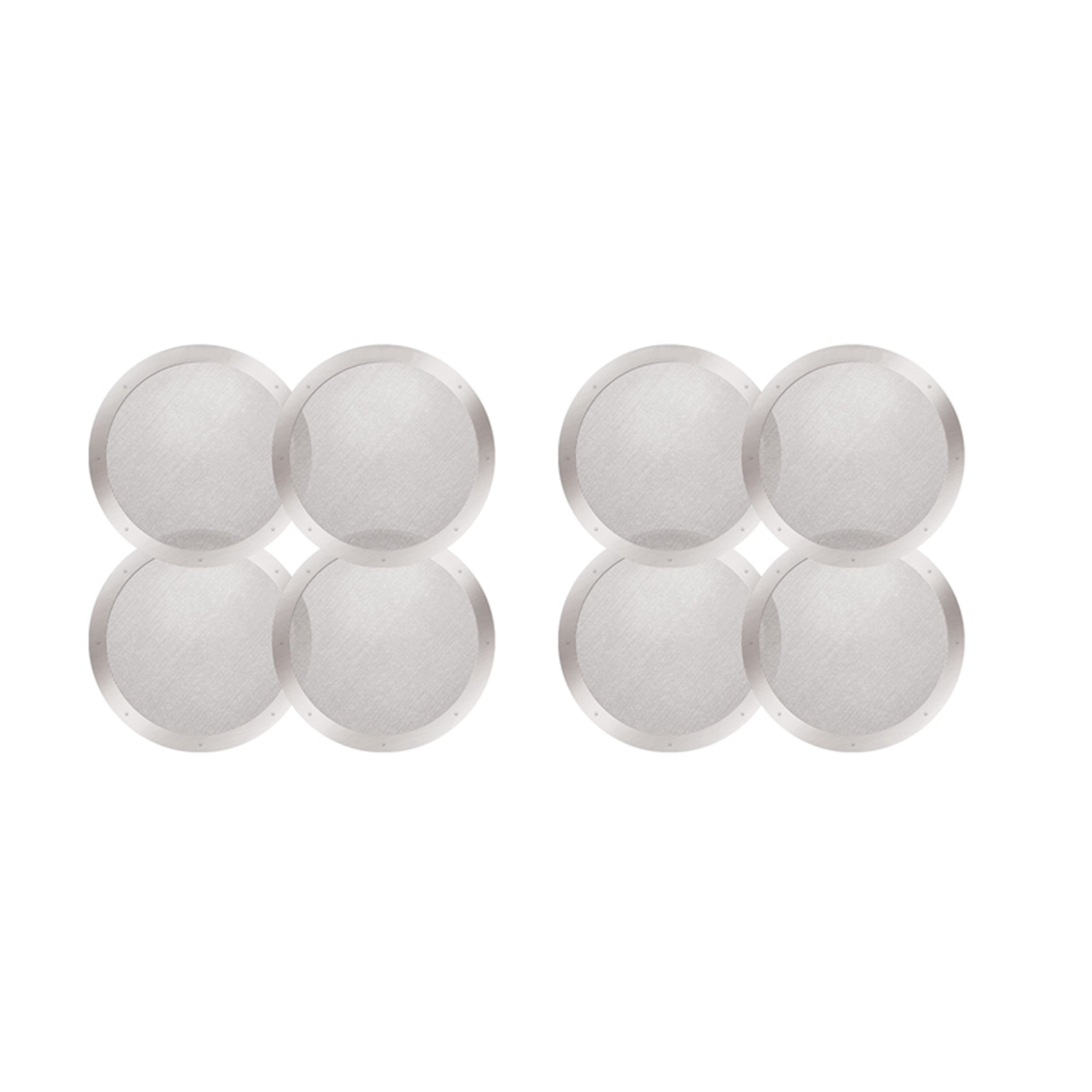 Aeropress Coffee Maker - A84X-8-Pack Filtros reutilizáveis ​​de aço inoxidável