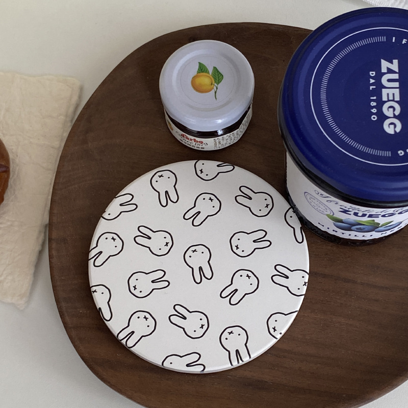 Coffee Tea & Company - Série Miffy: Porta-copos de Cerâmica Absorventes