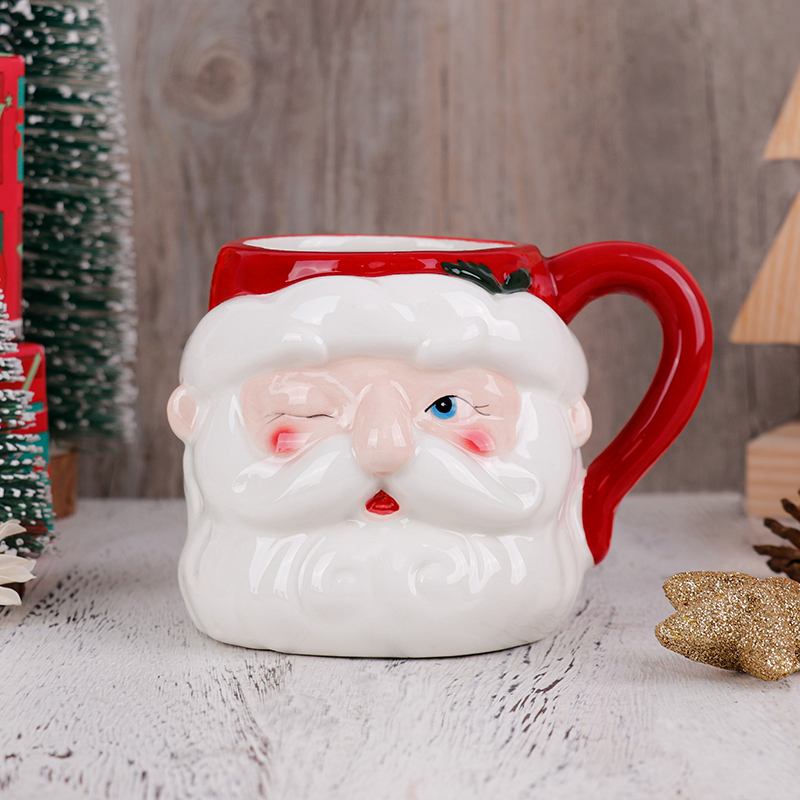 Coffee Tea Festival - Caneca de cerâmica de Papai Noel