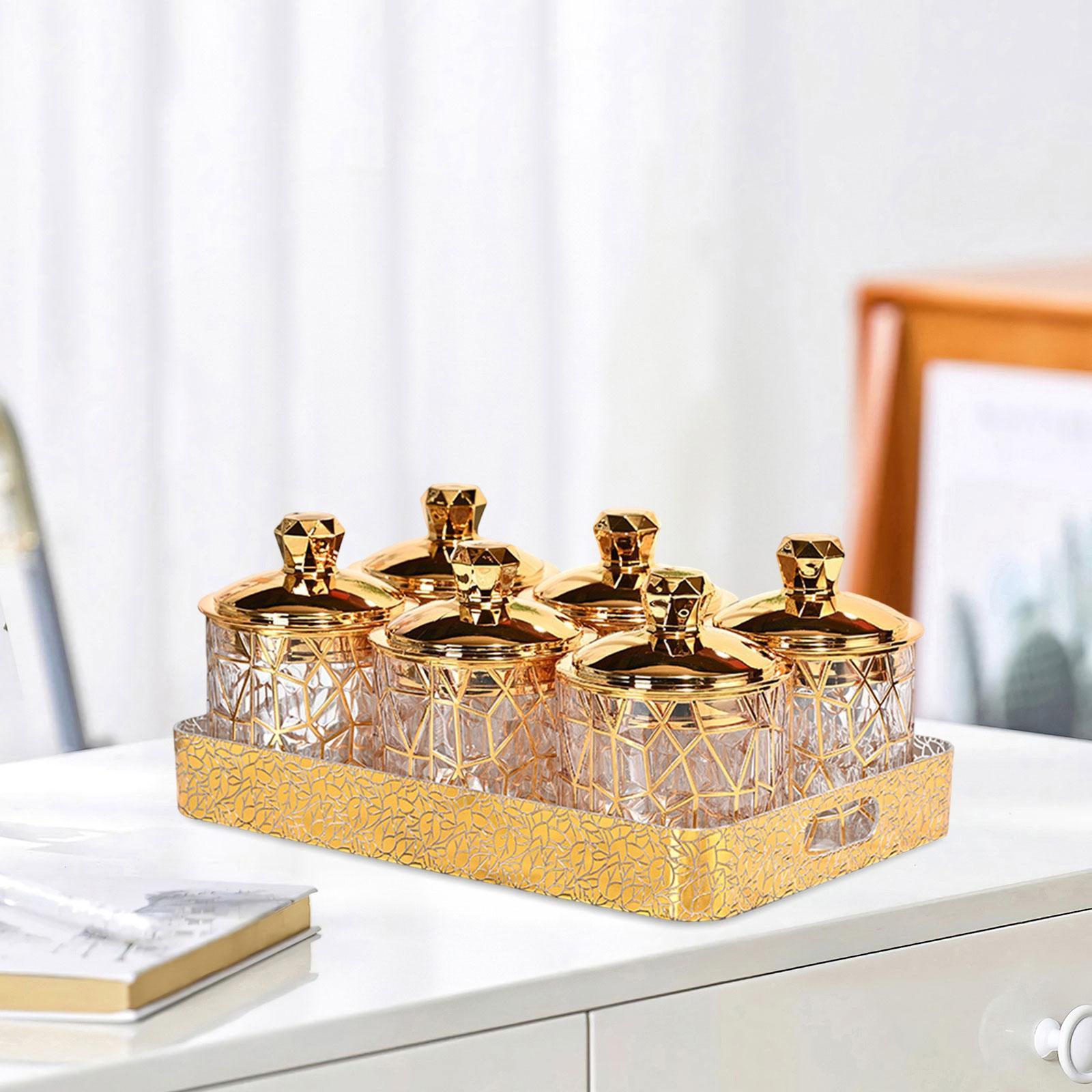 Coffee Tea Sugar Canister Set - Conjunto de Potes Herméticos para Armazenamento