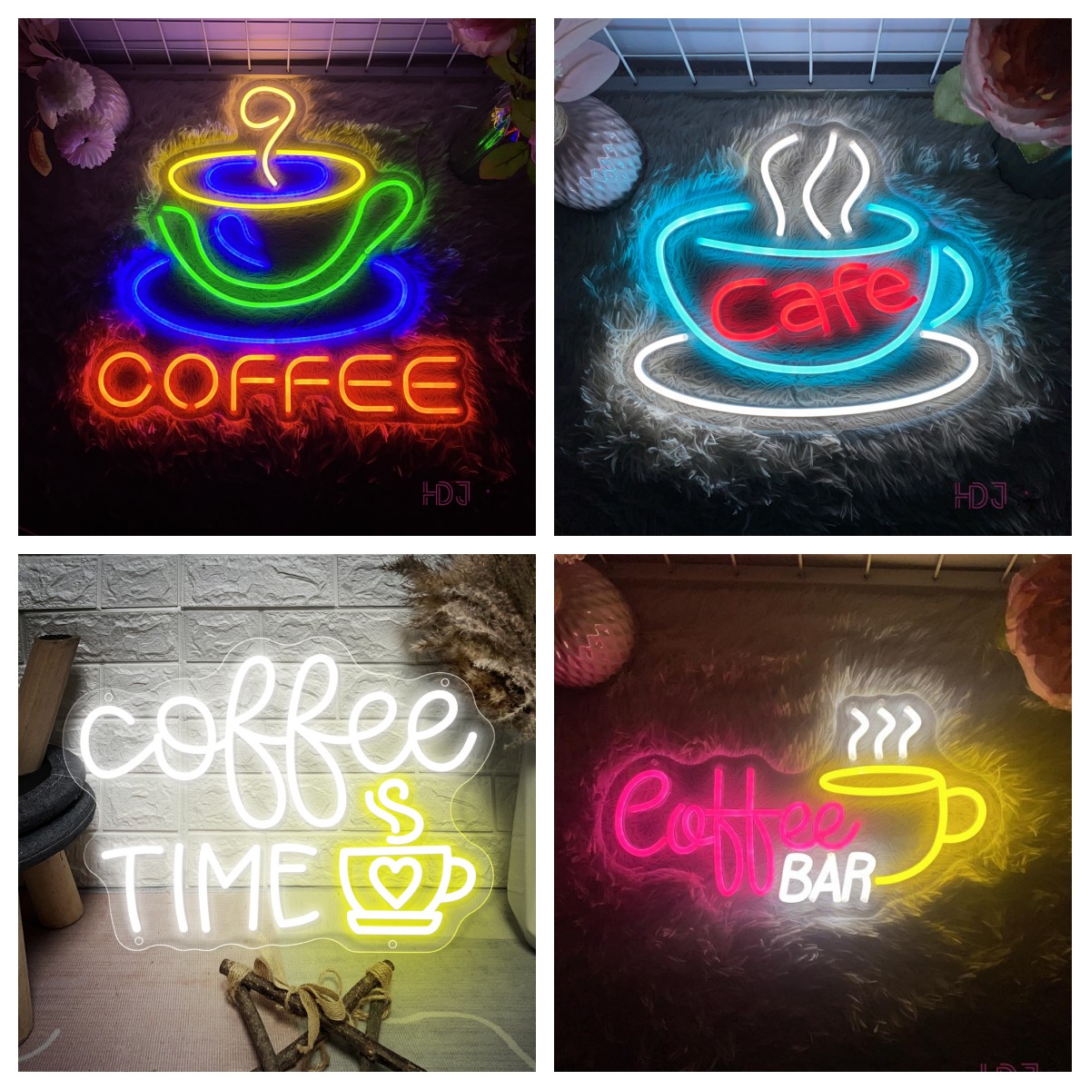 Coffee Tea Neon Sign - Café neon led sinal café despensa