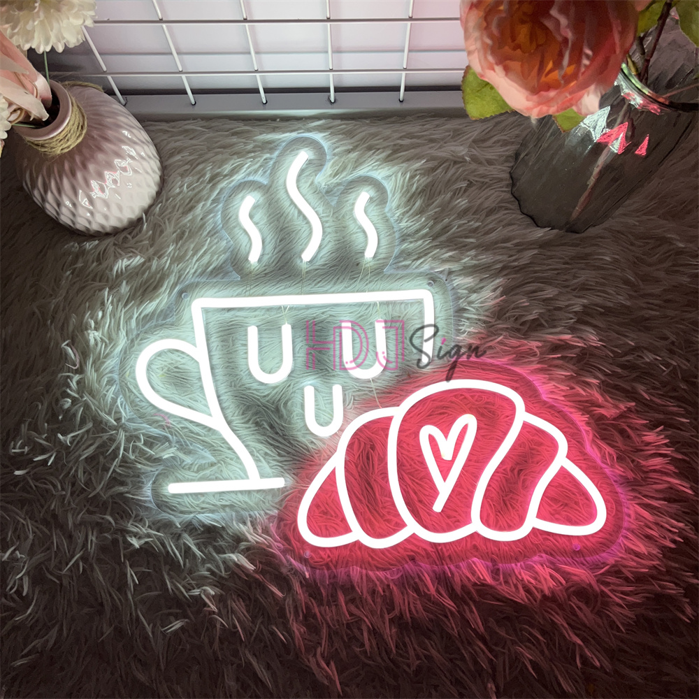 Coffee Tea Neon Sign - Café chá néon led sinal noite