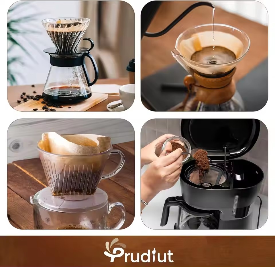 Coffee Tea Infuser - 50 unidades/conjunto de Filtros de Papel