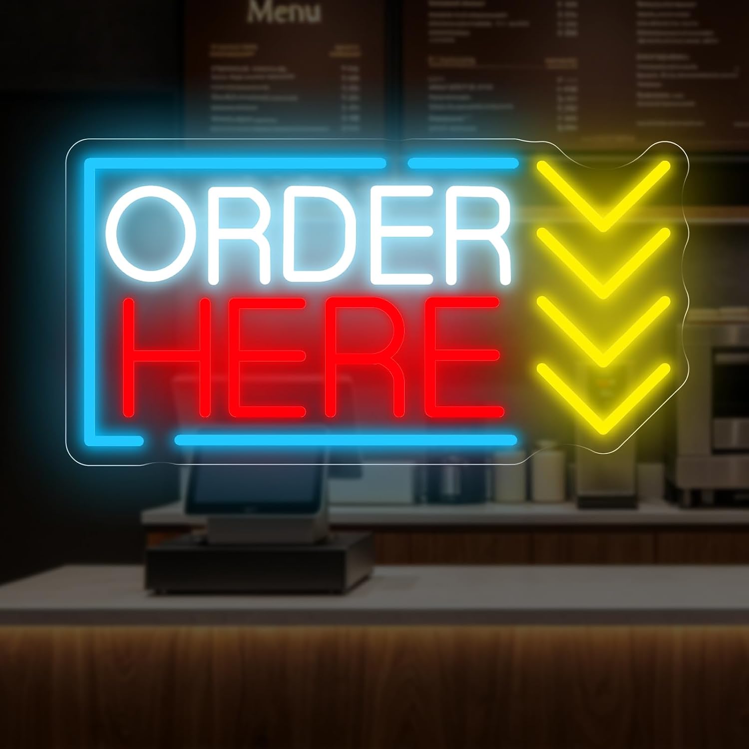 Coffee Tea Neon Sign - Encomende Aqui: Letreiro Neon LED Alimentado