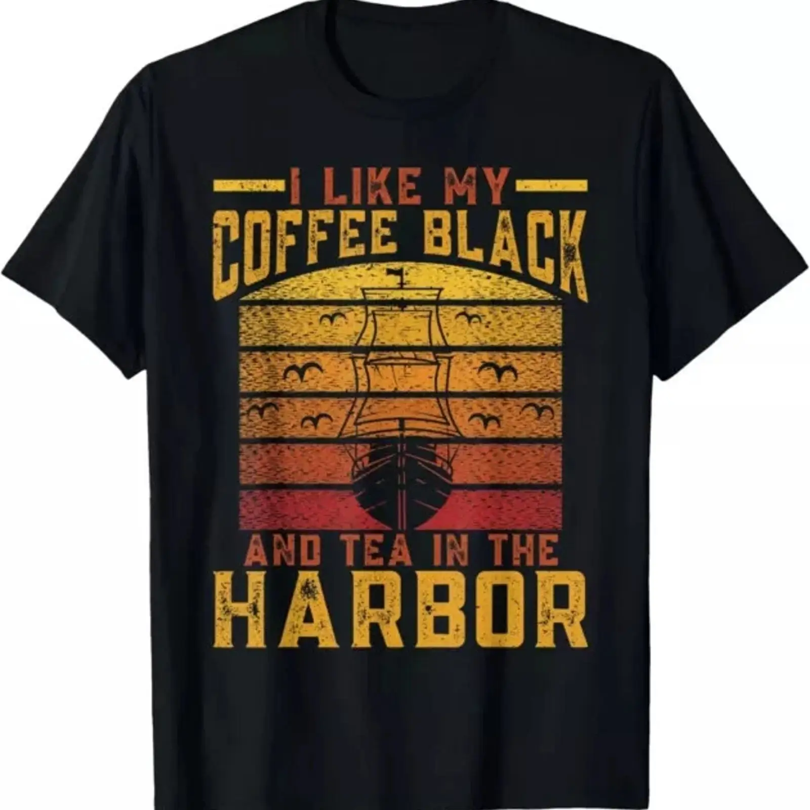 Coffee Tea Knits - Camiseta Retrô I Like My Coffee