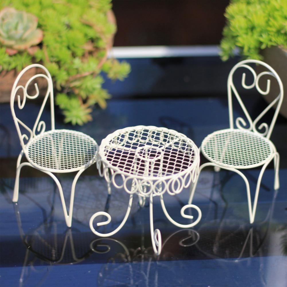 Coffee Tea For Garden - Mesa/Cadeiras de Bistrô em Miniatura para