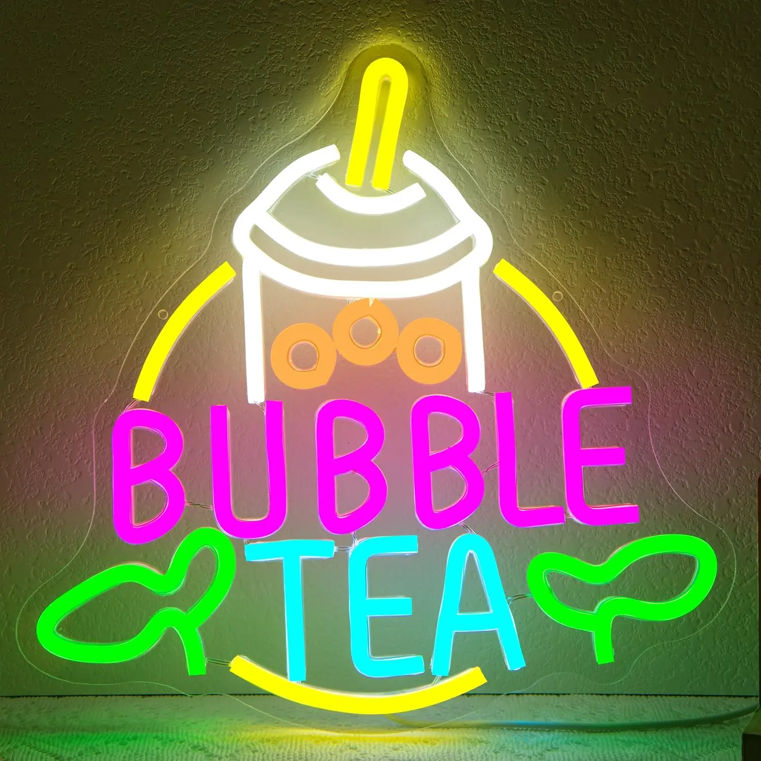 Coffee Tea Neon Sign - Letreiro Neon de Bubble Tea com