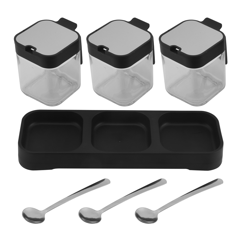Coffee Tea Sugar Container Set - Frascos de armazenamento de vidro AC88