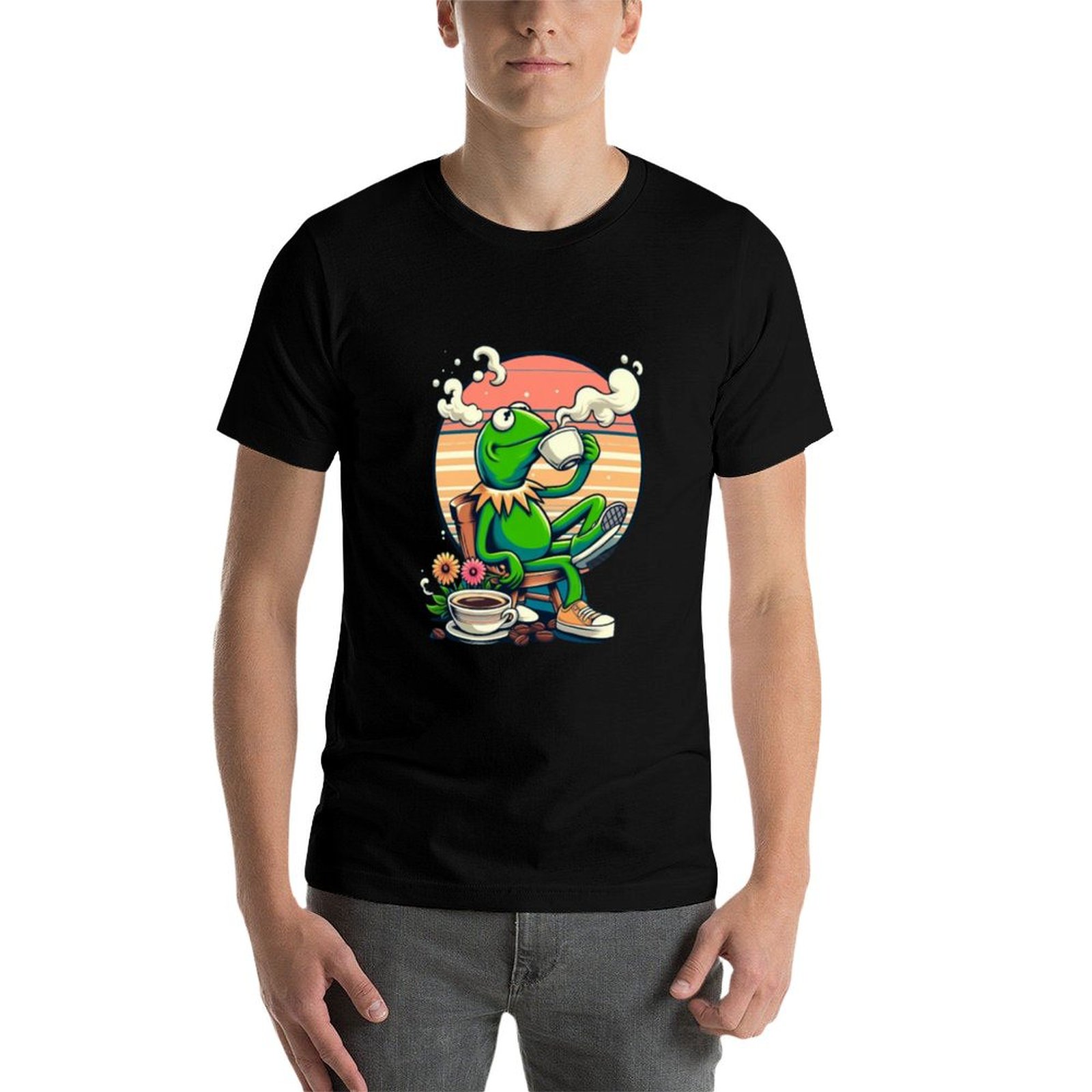 Kermit tomando chá gif. O engr - Coffee Tea Festival avaliação e preço