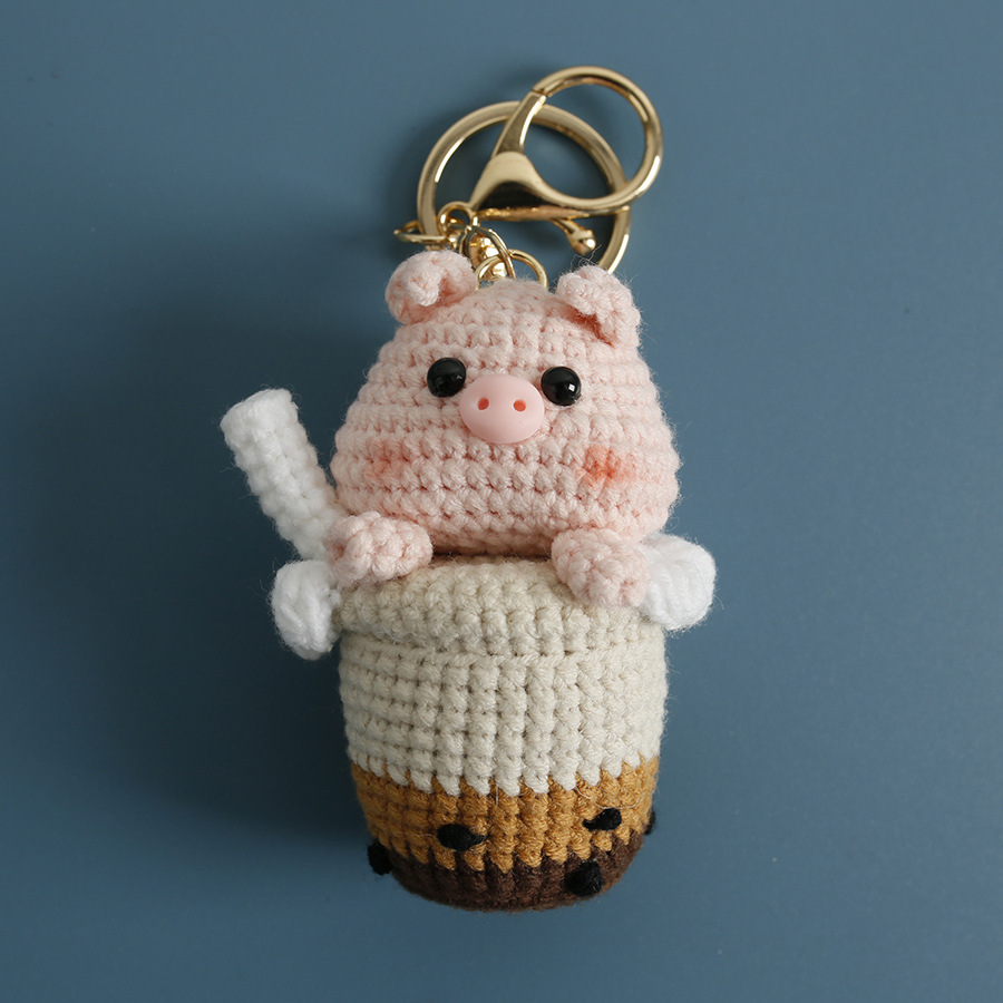 Chaveiro de Crochê de Boneco d - Coffee Tea Knits avaliação e preço