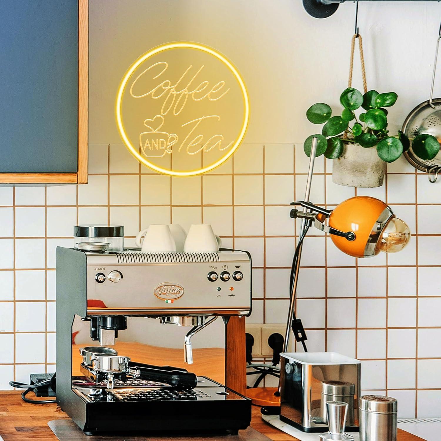 Letreiro de Neon para Café e C - Coffee Tea Neon Sign avaliação e preço