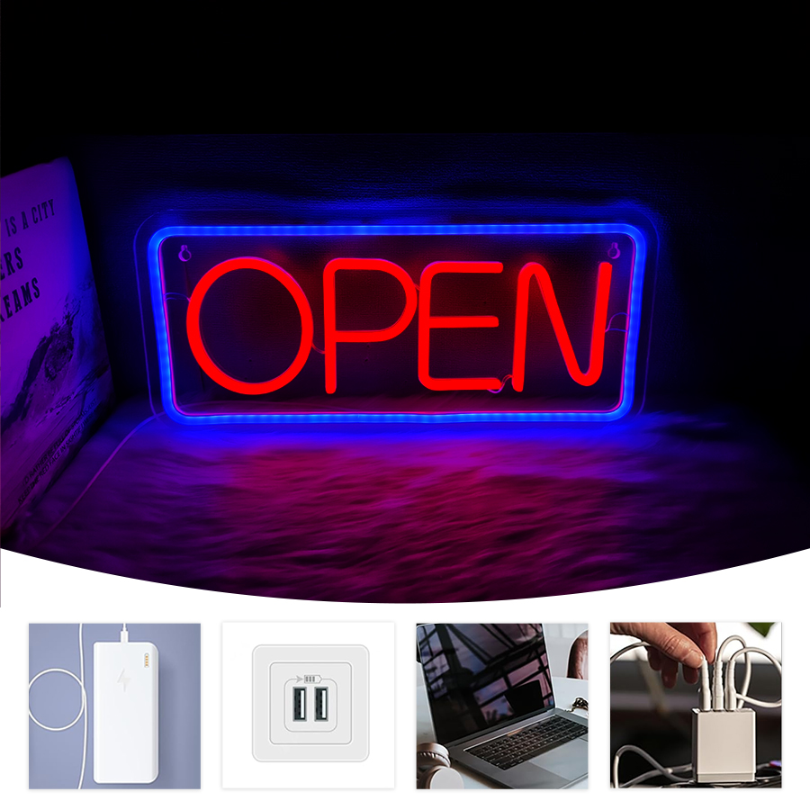 Sinal de néon aberto, lâmpada  - Coffee Tea Neon Sign avaliação e preço