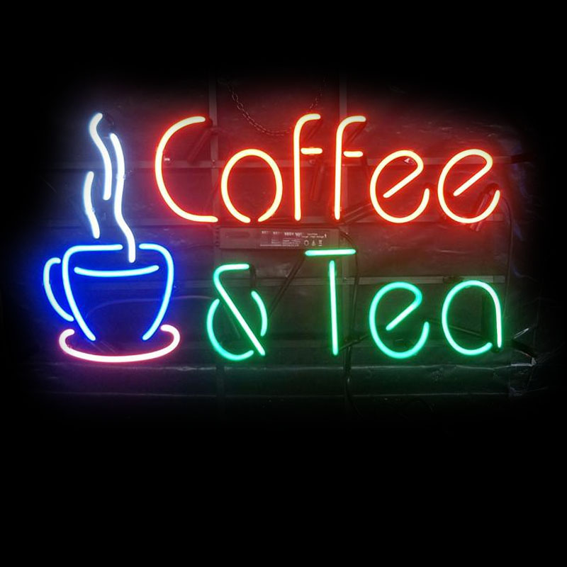 Sinal de néon café chá restaur - Coffee Tea Neon Sign avaliação e preço
