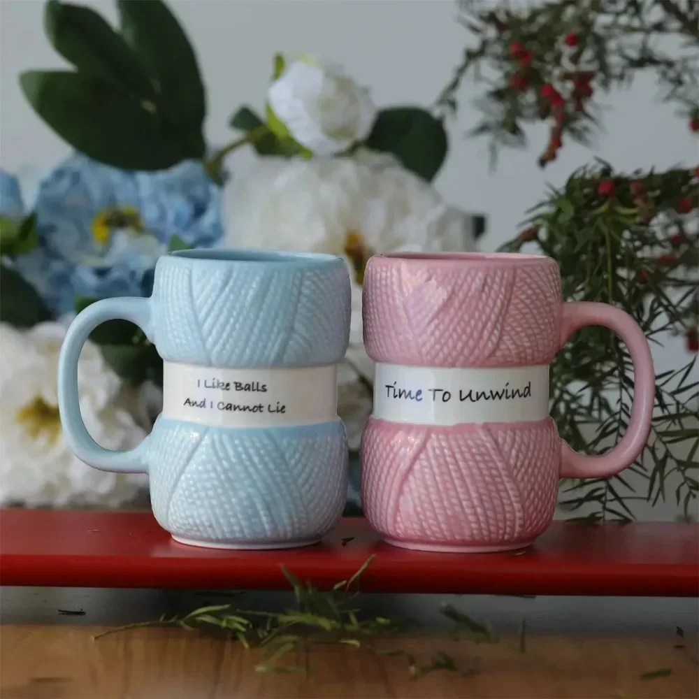 Caneca de café cerâmica estilo - Coffee Tea Knits avaliação e preço