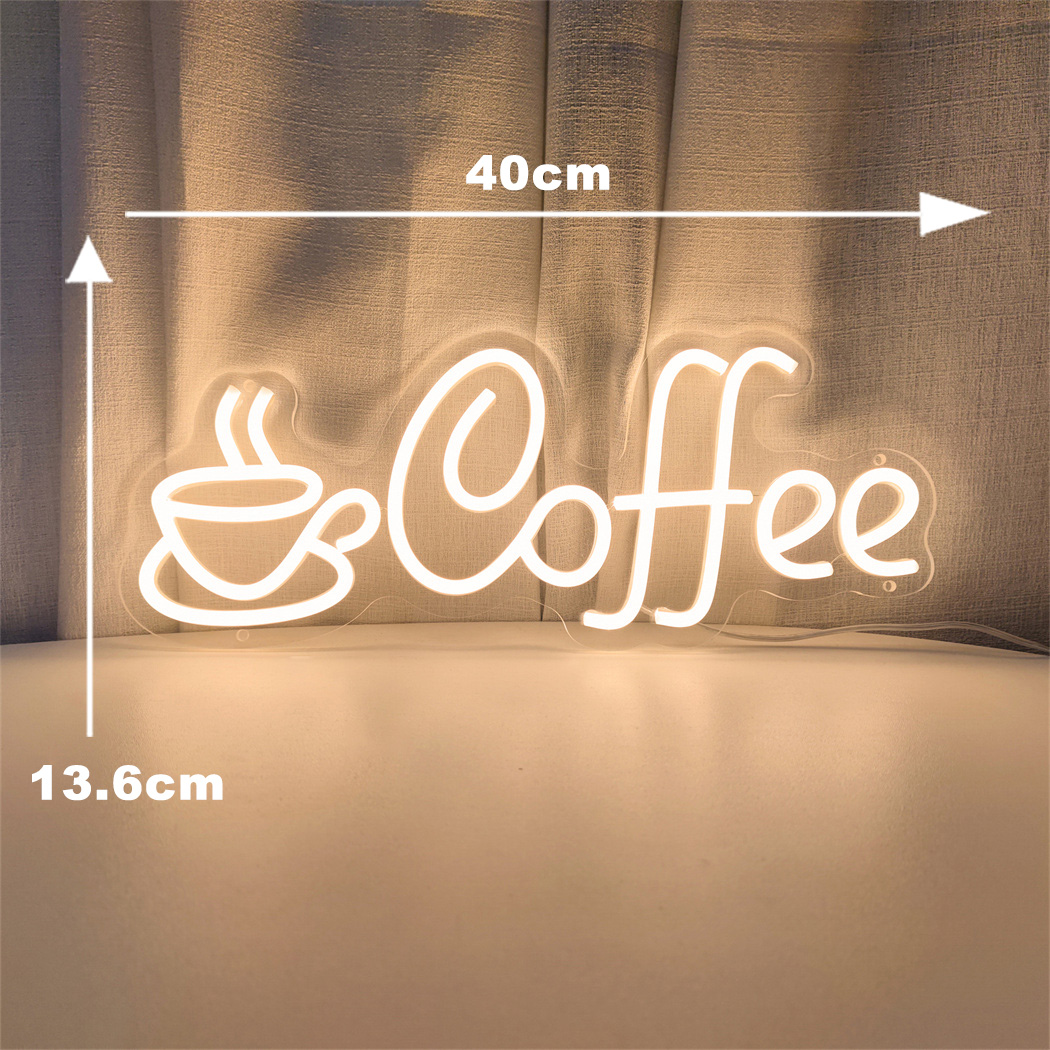 LED Coffee Neon Sign, USB Powe - Coffee Tea Neon Sign avaliação e preço