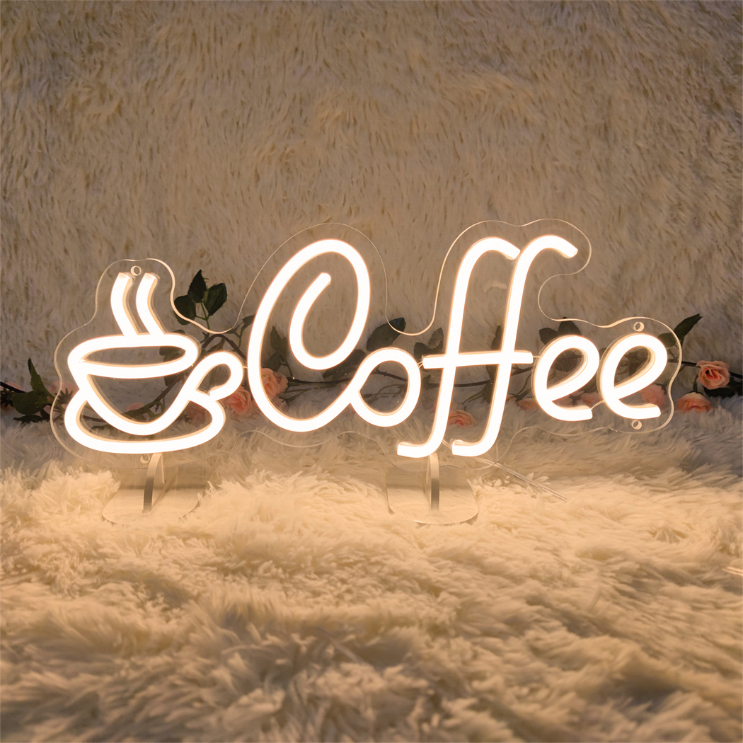 LED Coffee Neon Sign, USB Powe - Coffee Tea Neon Sign avaliação e preço