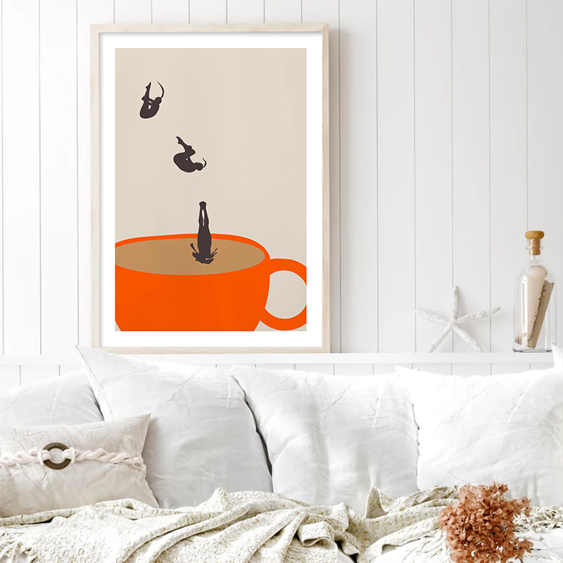 Funny Girl Coffee Tea Cup Medi - Coffee Tea Picture avaliação e preço