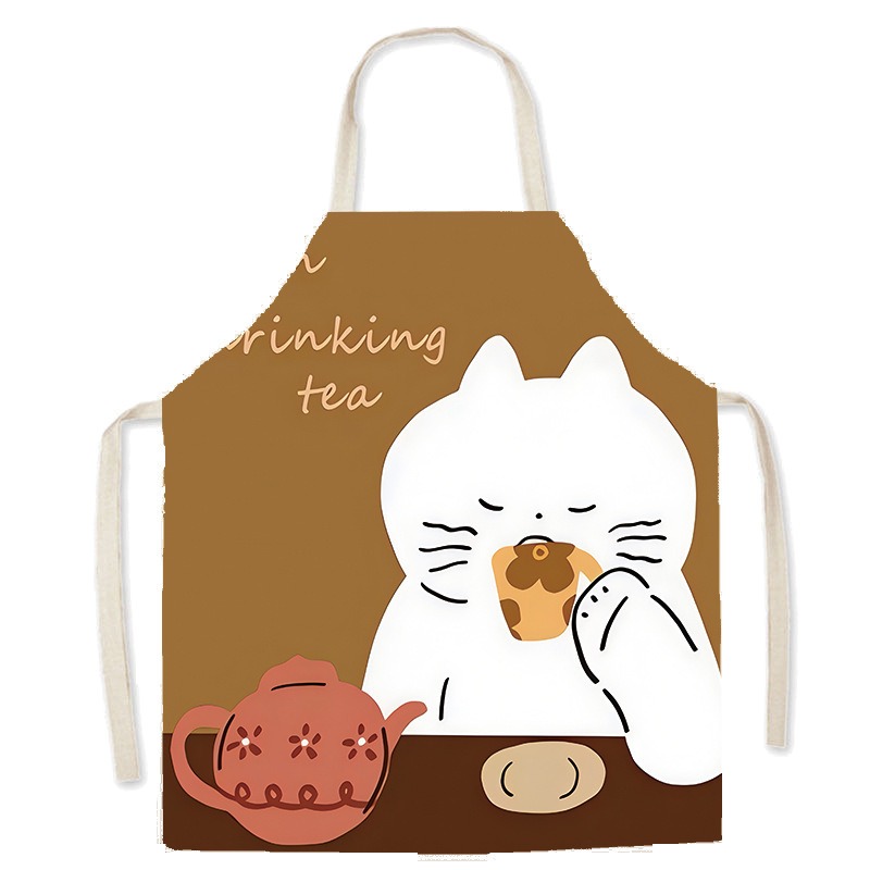 Avental estampado com gato bra - Coffee Tea Knits avaliação e preço