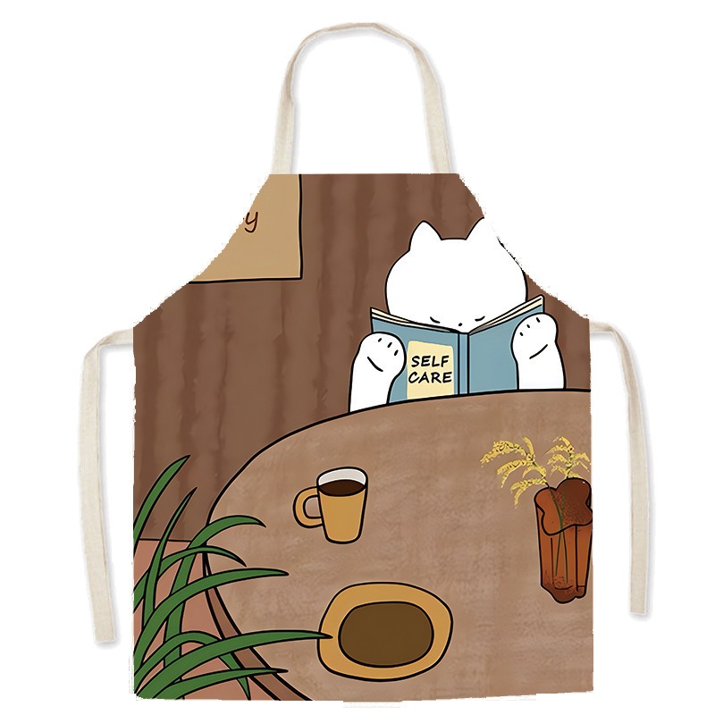 Avental estampado com gato bra - Coffee Tea Knits avaliação e preço