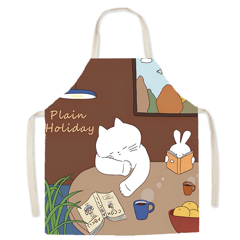 Avental estampado com gato bra - Coffee Tea Knits avaliação e preço