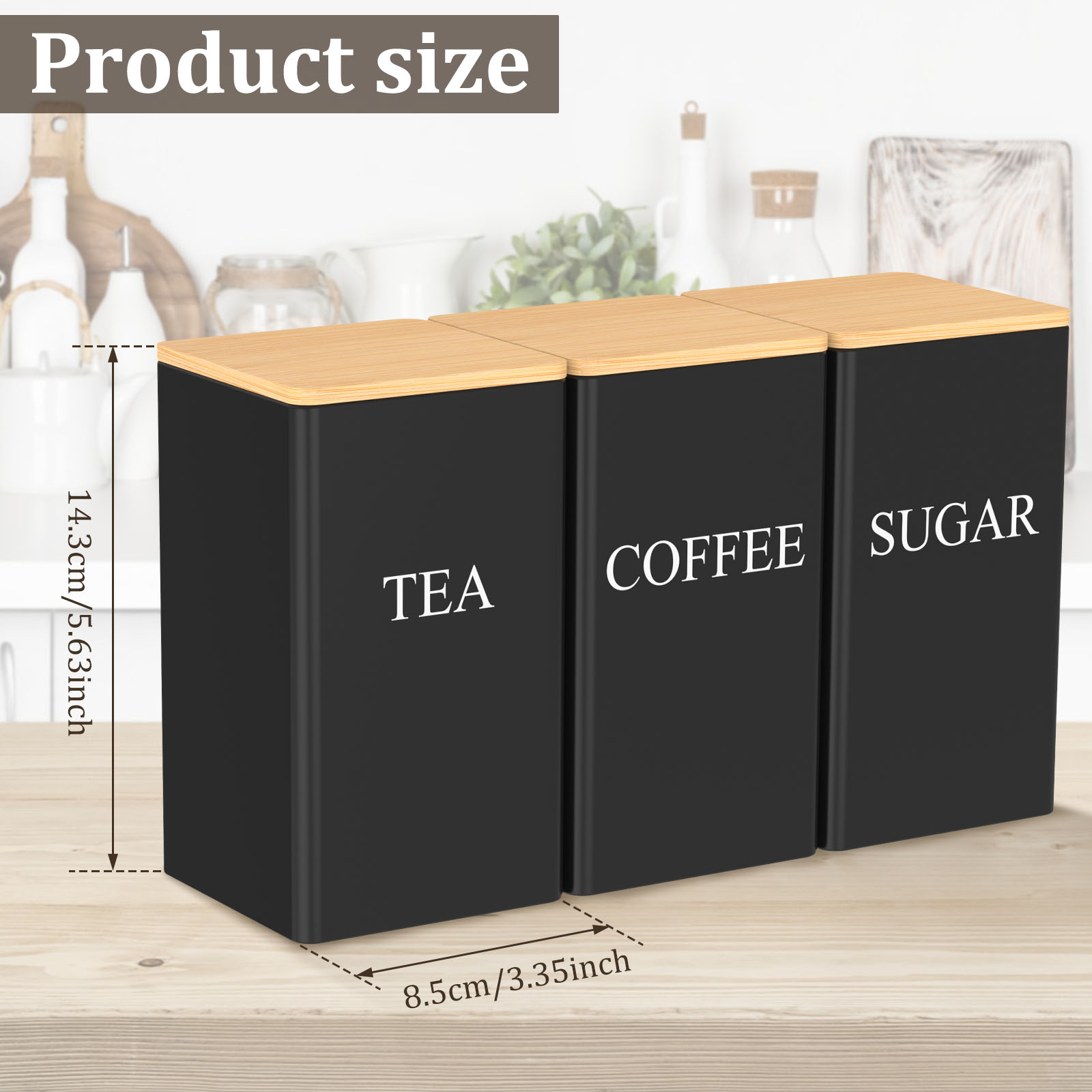 Conjunto de vasilhas de café,  - Coffee Tea Sugar Container Set avaliação e preço