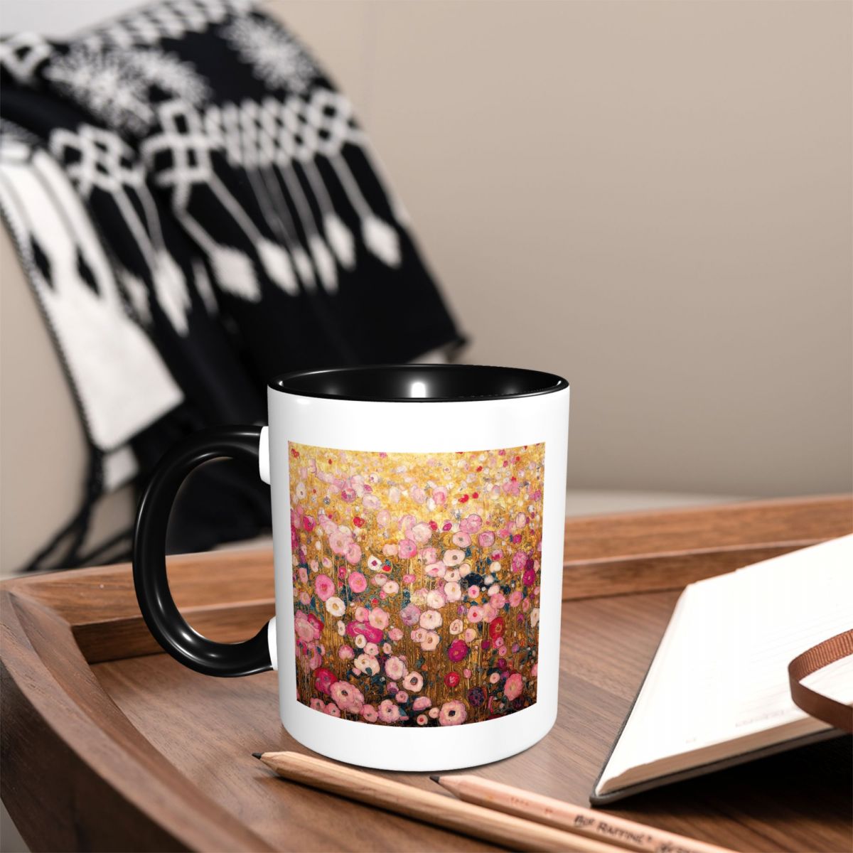 Caneca de Cerâmica Gustav Klim - Coffee Tea For Garden avaliação e preço