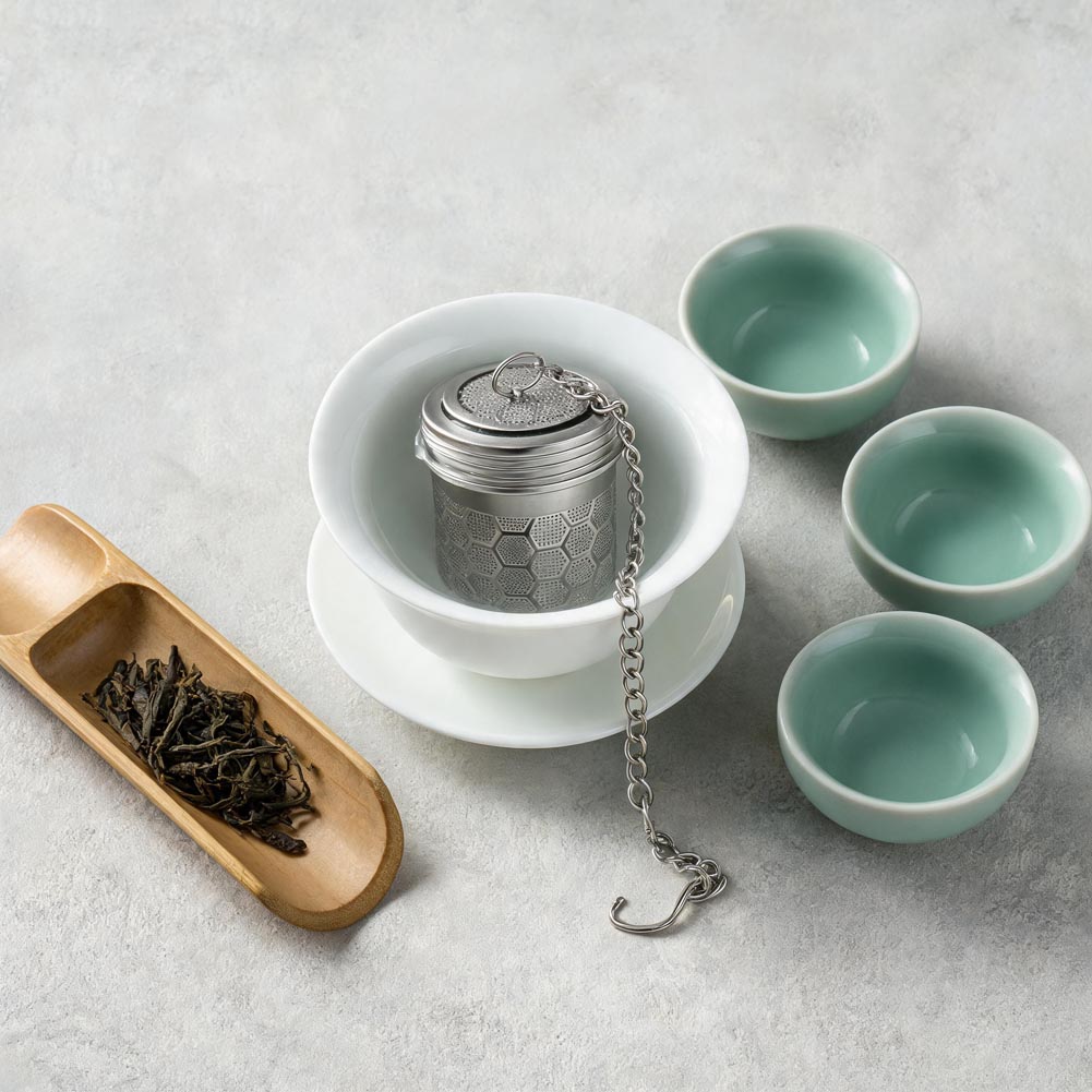Filtro de chá de aço inoxidáve - Coffee Tea Infuser avaliação e preço