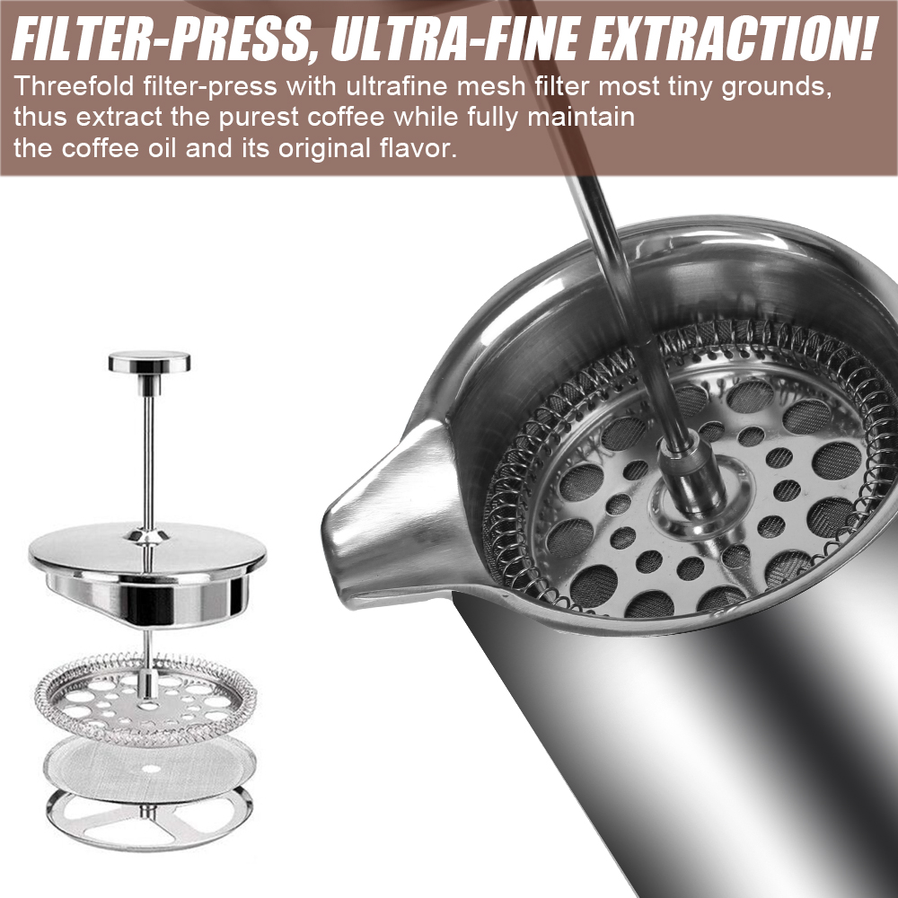Grande capacidade French Press - Coffee Tea Espresso Machines avaliação e preço