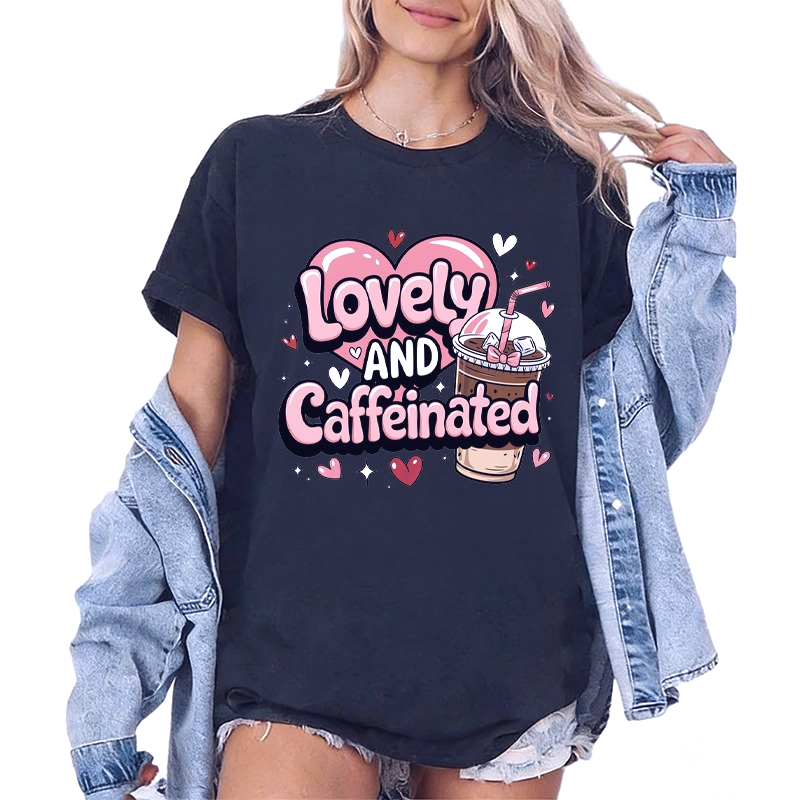 Camiseta Engraçada de Café e C - Coffee Tea Knits avaliação e preço
