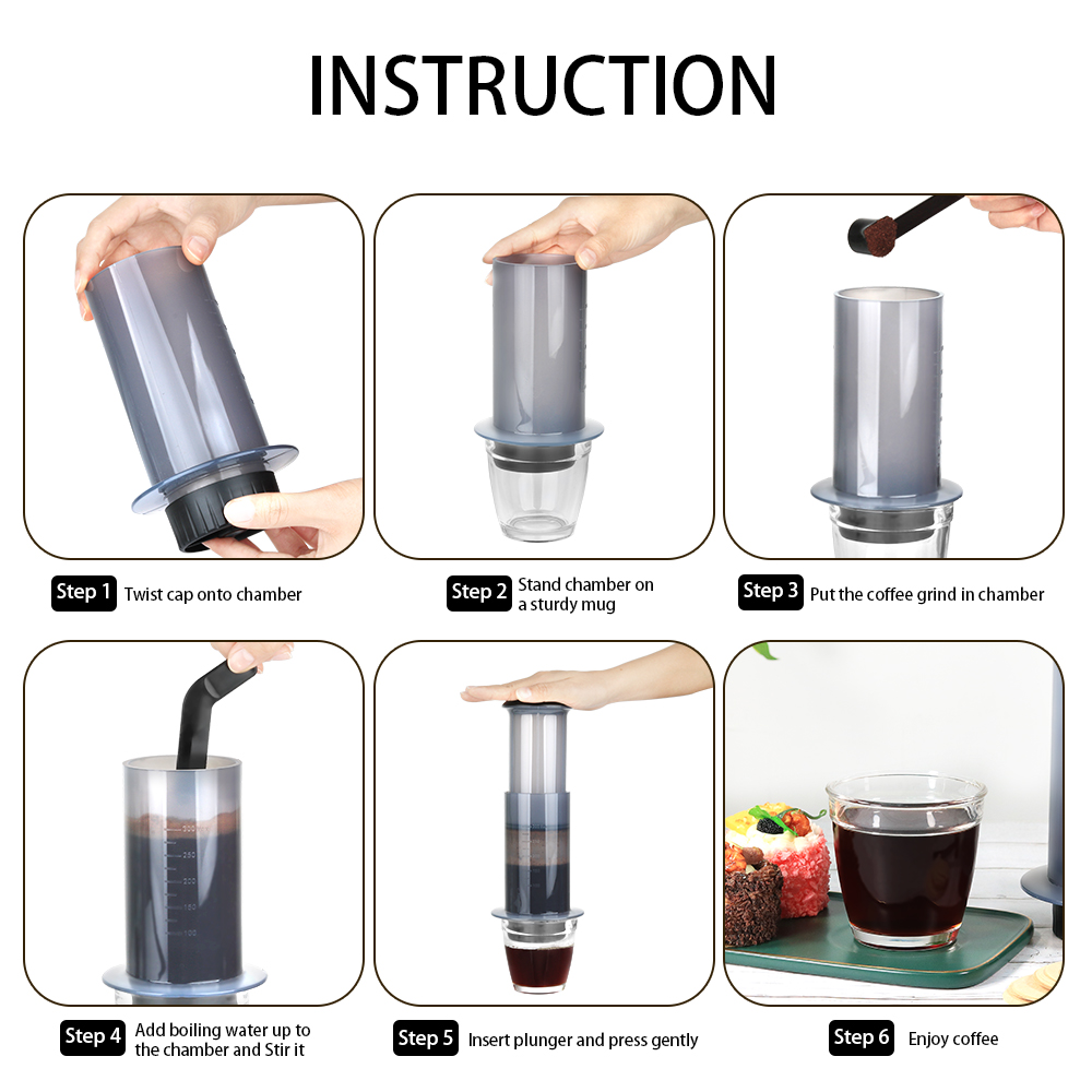 Cafeteira portátil para café e - Aeropress Coffee Maker avaliação e preço