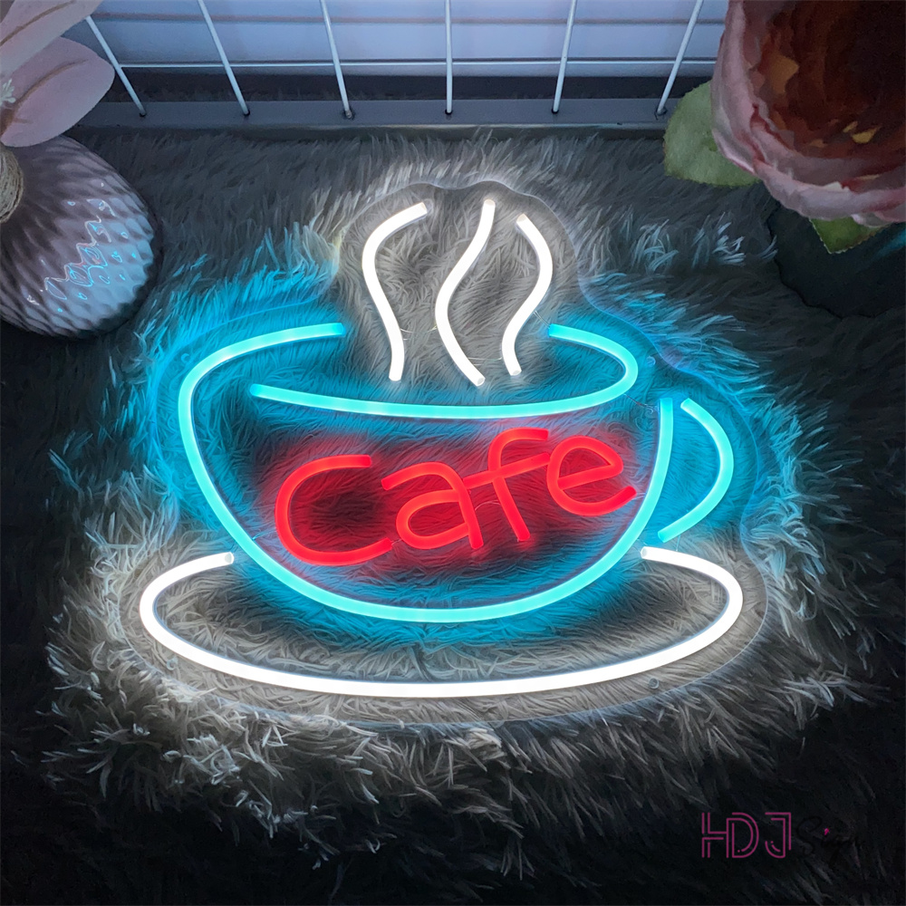 Café neon led sinal café despe - Coffee Tea Neon Sign avaliação e preço