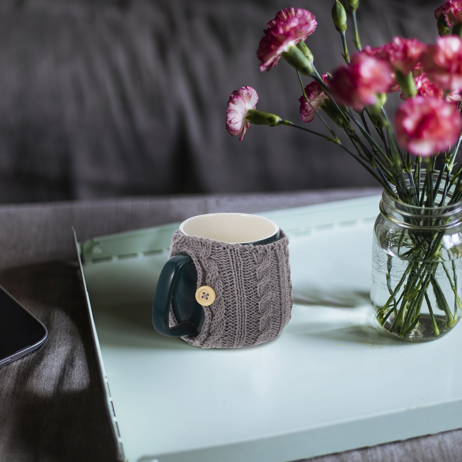 2 Peças de Capas de Malha Reut - Coffee Tea Knits avaliação e preço