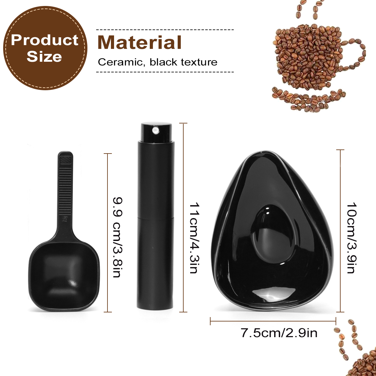 Conjunto de copo e colher dose - Coffee Tea Stand avaliação e preço