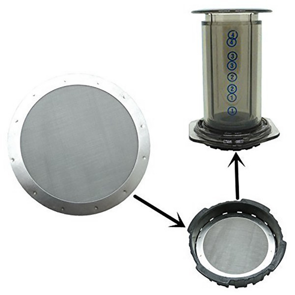 2 Pçs/lote 61MM Café Metal Mal - Aeropress Coffee Maker avaliação e preço
