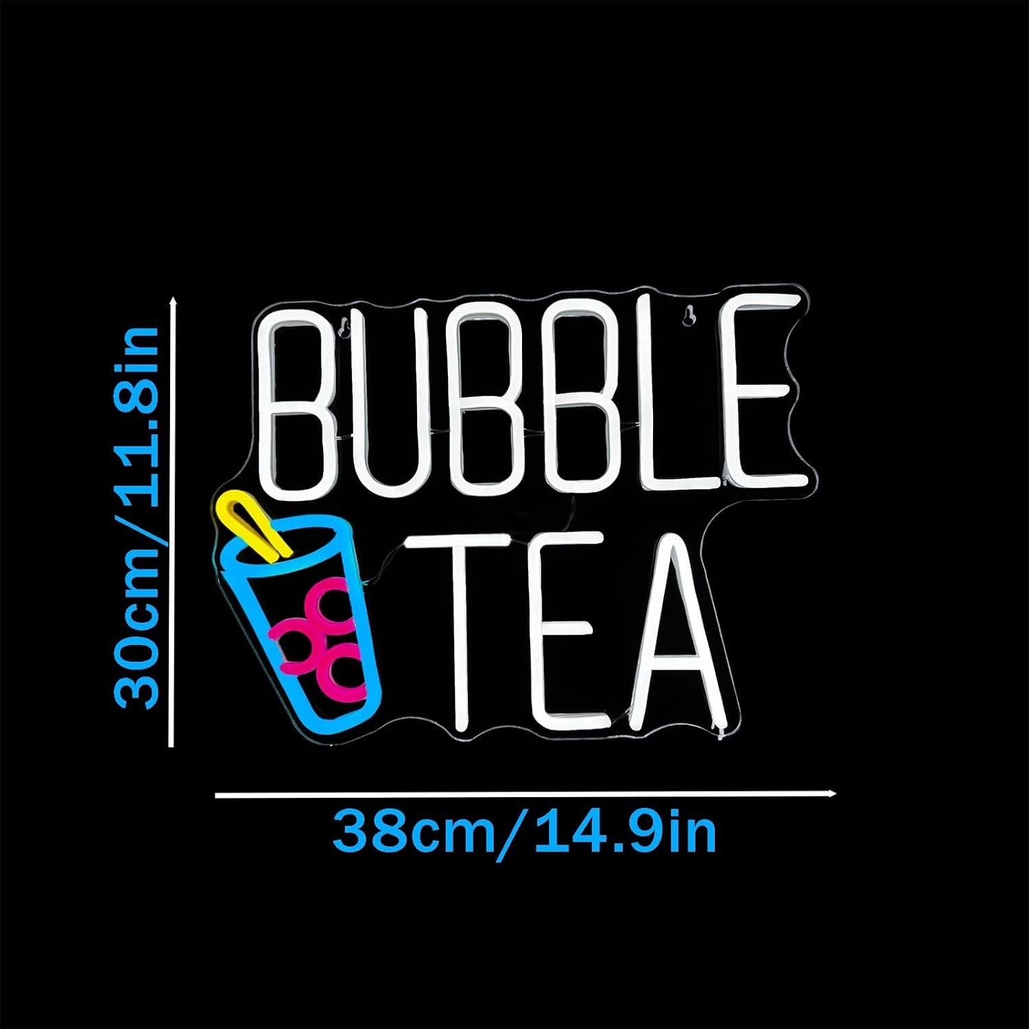 Letreiro Neon de Bubble Tea co - Coffee Tea Neon Sign avaliação e preço