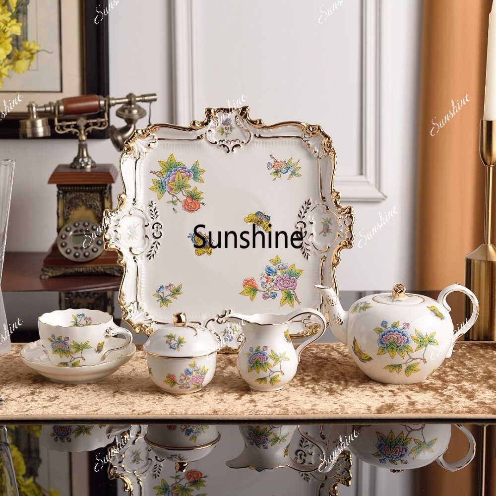 Conjunto de Chá da Tarde Flora - Coffee Tea For Garden avaliação e preço