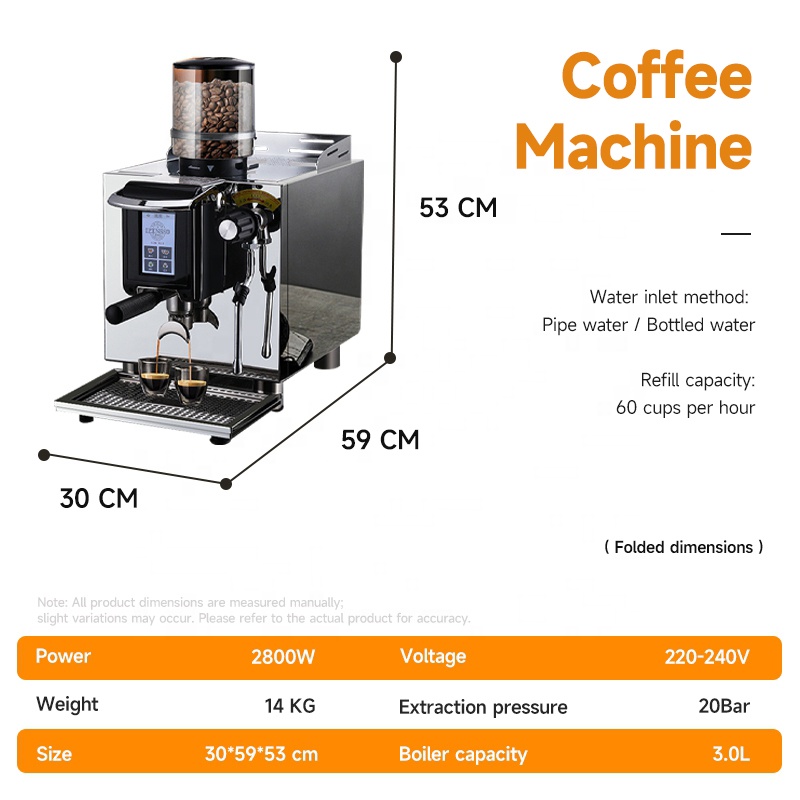 Máquina de café expresso semia - Coffee Tea Espresso Machines avaliação e preço