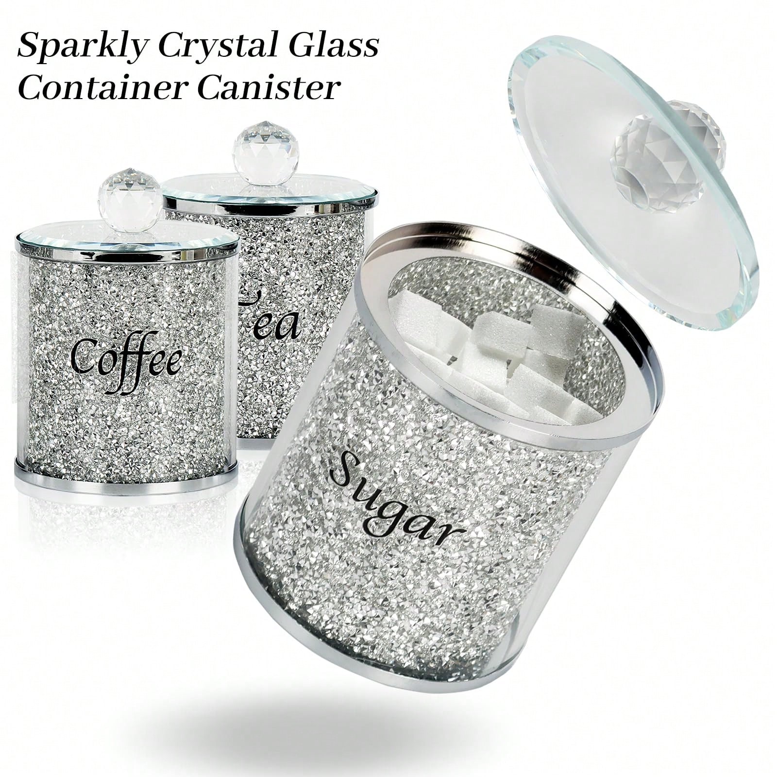 Conjunto de Potes para Café, A - Coffee Tea Sugar Canister Set avaliação e preço