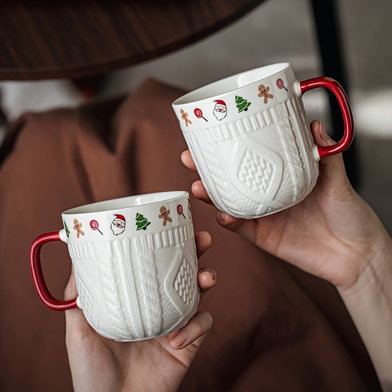 Caneca de cerâmica de suéter d - Coffee Tea Festival avaliação e preço