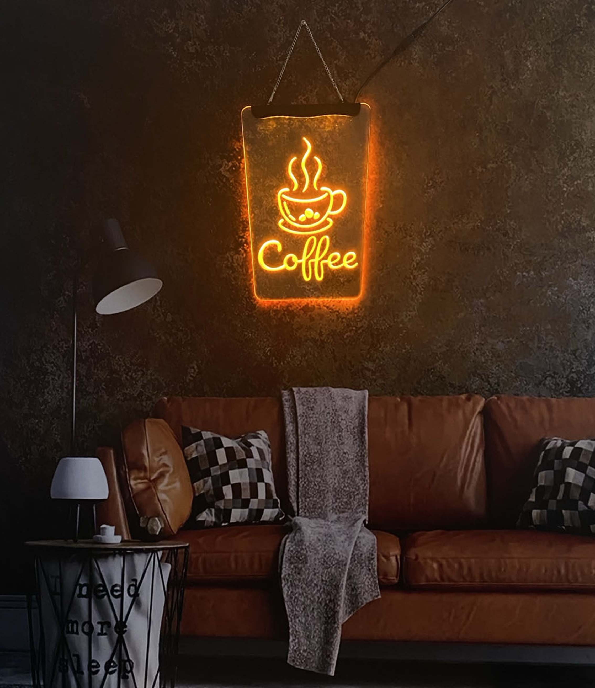 Café leite loja de chá cappucc - Coffee Tea Neon Sign avaliação e preço
