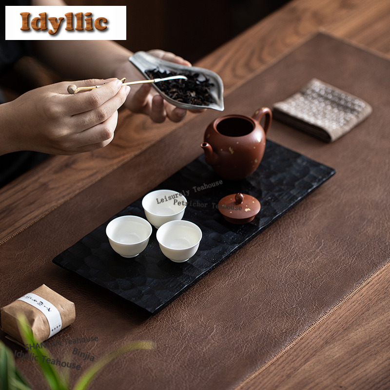Bandeja de chá carbonizada de  - Coffee Tea Stand avaliação e preço